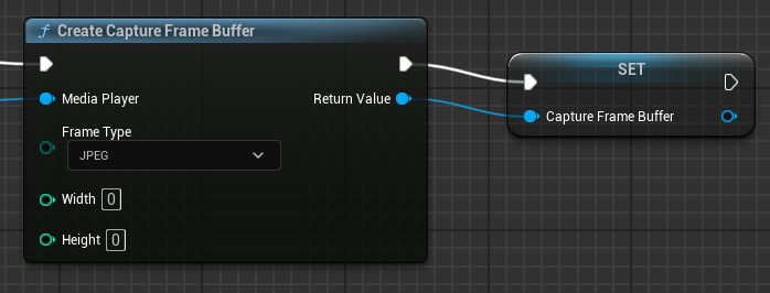 Create a Camera Capture Buffer